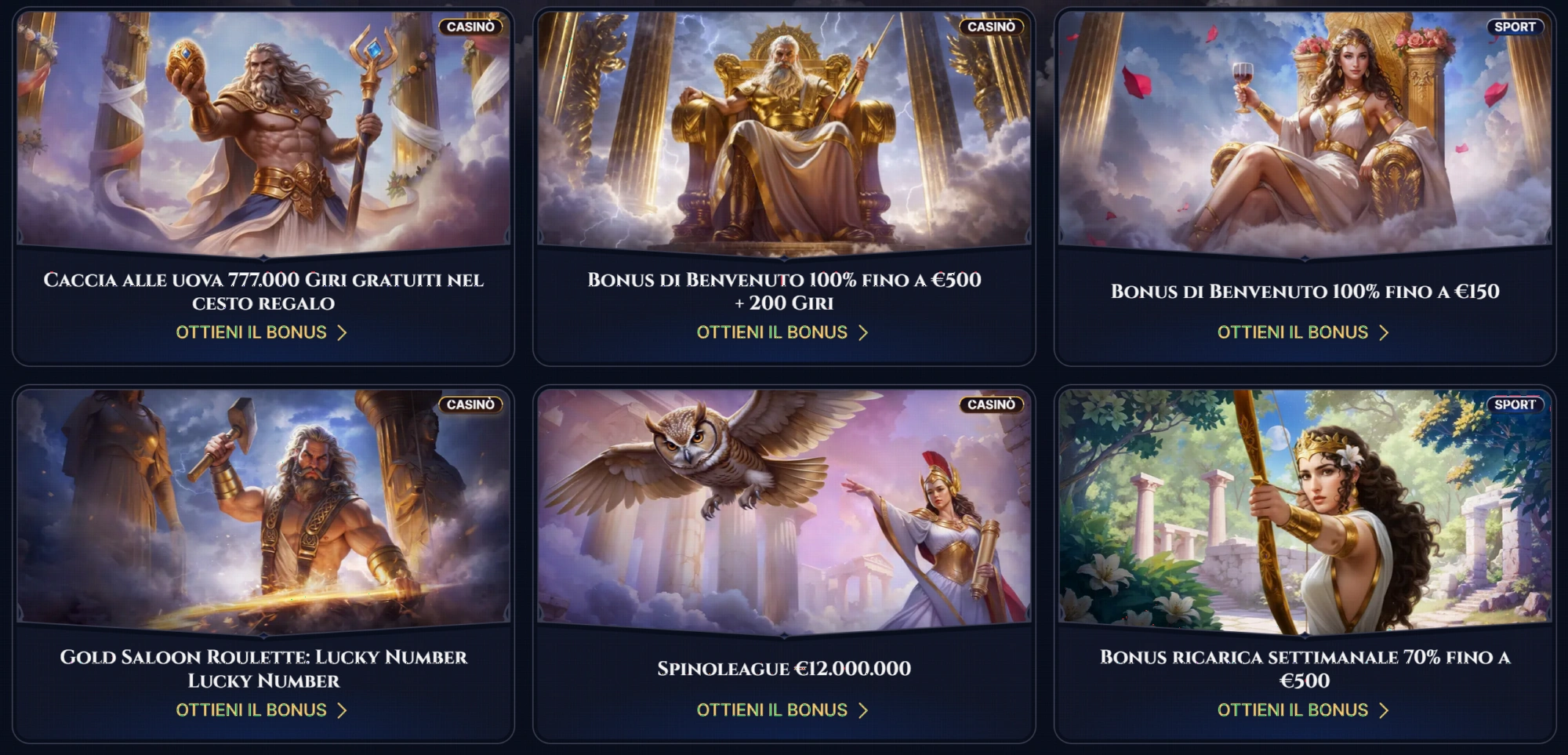 Promozioni settimanali Cazeus Casino con giri gratuiti e cashback