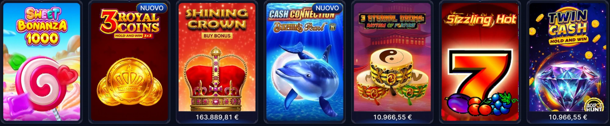Sezione slot di Cazeus Casino con centinaia di titoli disponibili